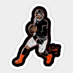 Justin Fields Superstar Pose Sticker